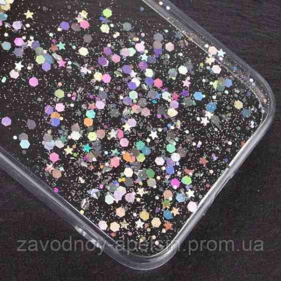 IPhone 12 Pro Max Чохол прозорий Блискітки Stars Одеса