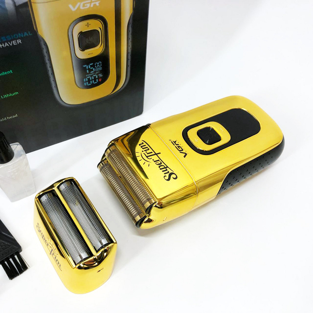 Мужская водонепроницаемая аккумуляторная бритва VGR, Профессиональная бритва для мужчин HX-48 Львов - изображение 19