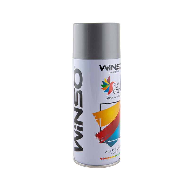 Фарба акрилова Winso Spray Срібний металік 450мл Львів - фото 2