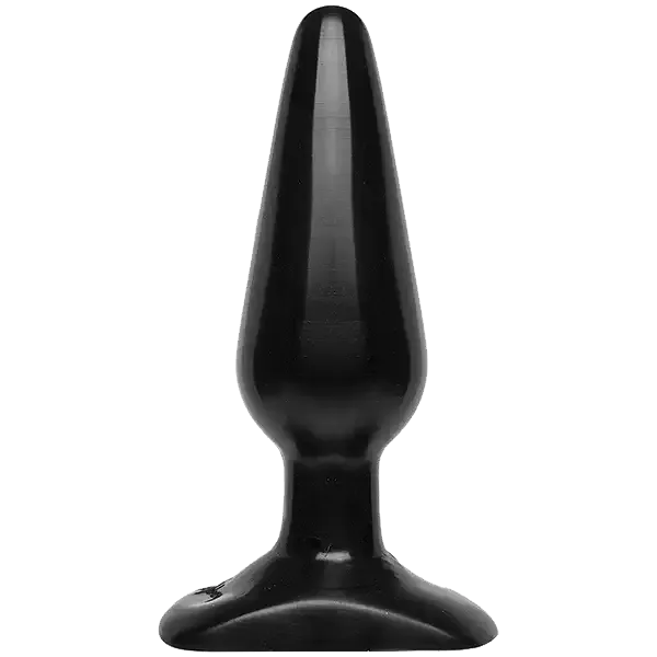 Анальна пробка Doc Johnson Smooth Classic Medium - Black, макс. діаметр 3,8 см Львів - фото 1