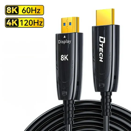 Кабель оптичний HDMI 2.1 100m Dtech DT-HOF8100 (74-00140) Киев