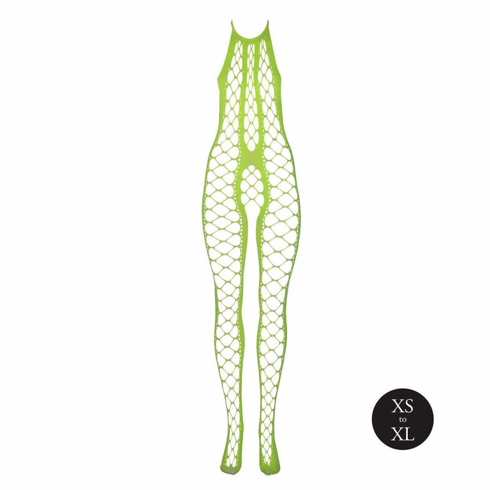 Бодістокінг - Ouch! Bodystocking With Halterneck Green, XS/XL Sex Aura Київ - фото 6
