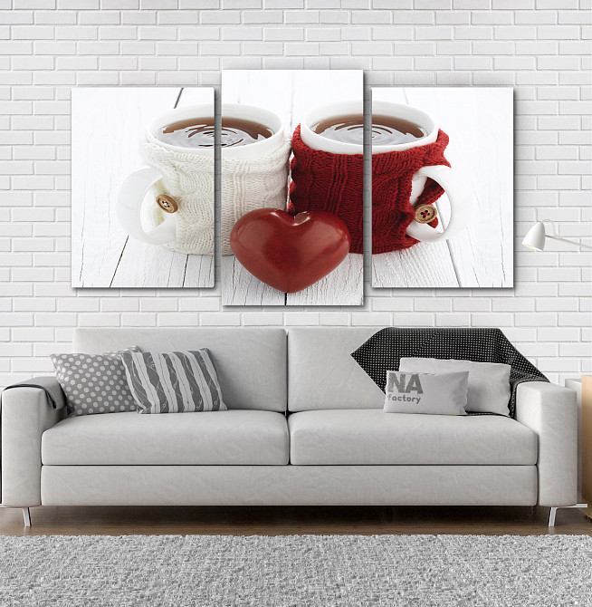 Модульна картина Дві чашки кави Art-70_3 Київ - фото 2