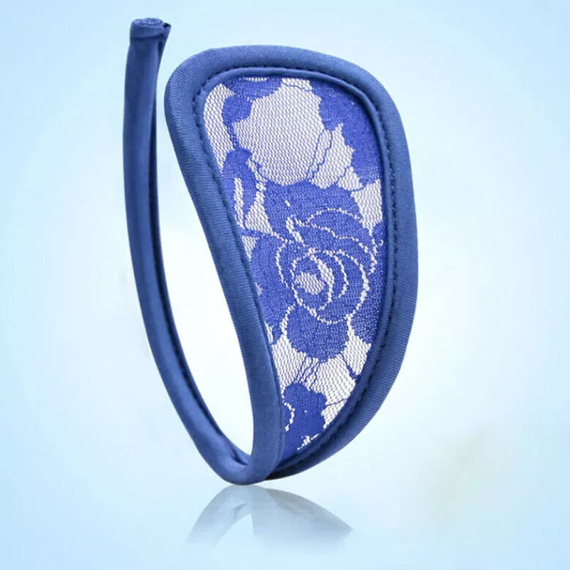 Трусы без лямок синие кружевные - размер универсальный Киев - изображение 1