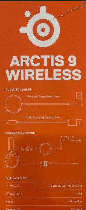 Наушники Steel Series Arctis 9 Wireless Київ - фото 5