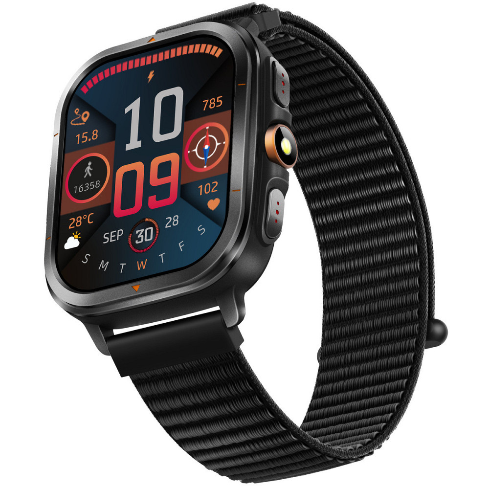 Годинник розумний наручний Smart Bavaro Nano Nylon (2 ремінці) Вінниця - фото 8