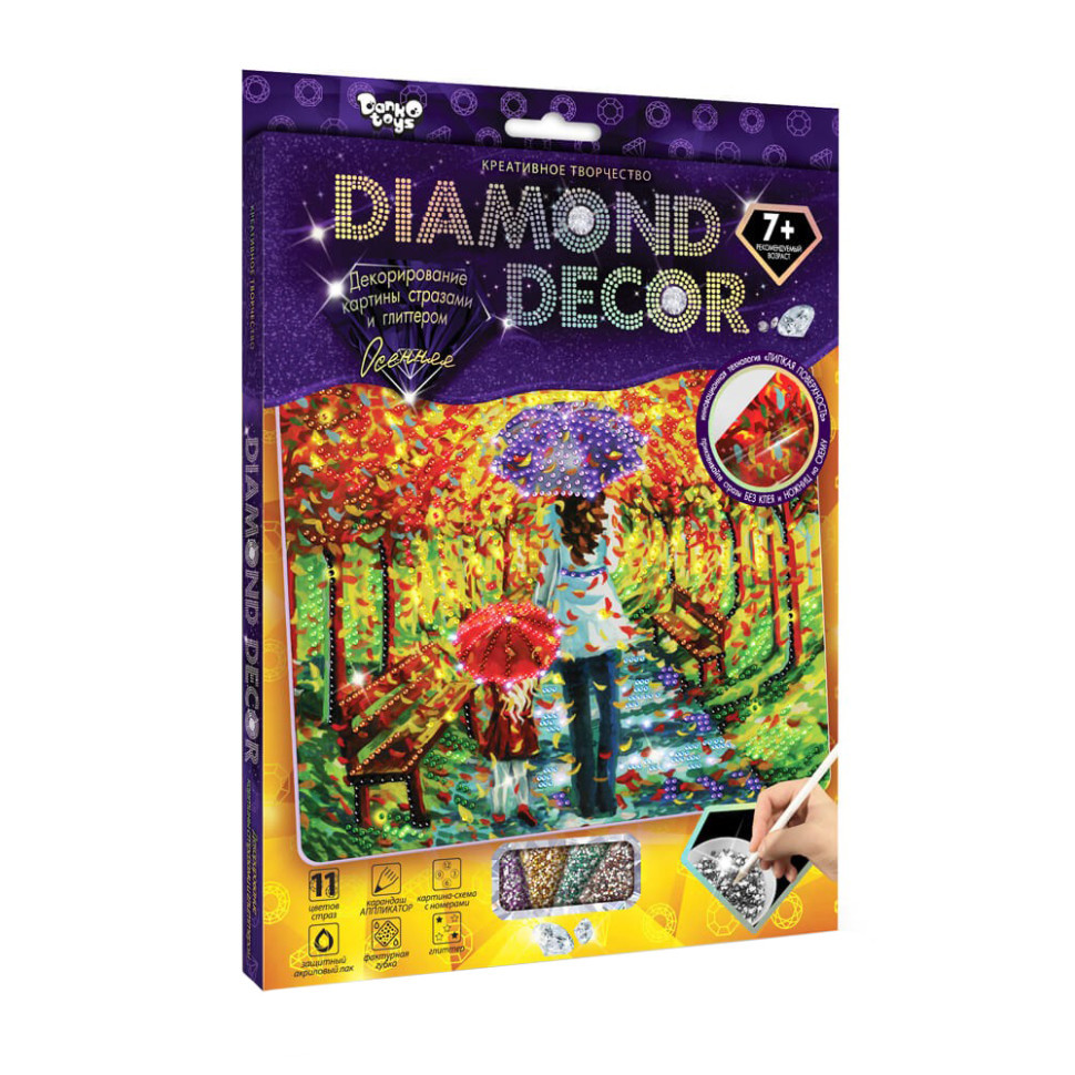 Набір креативної творчості Осіння DD-01-08 "DIAMOND DECOR" Вінниця - фото 1