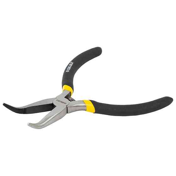 Длинногубцы изогнутые 125мм обрезиненные рукоятки Mini SIGMA (4356311) Киев