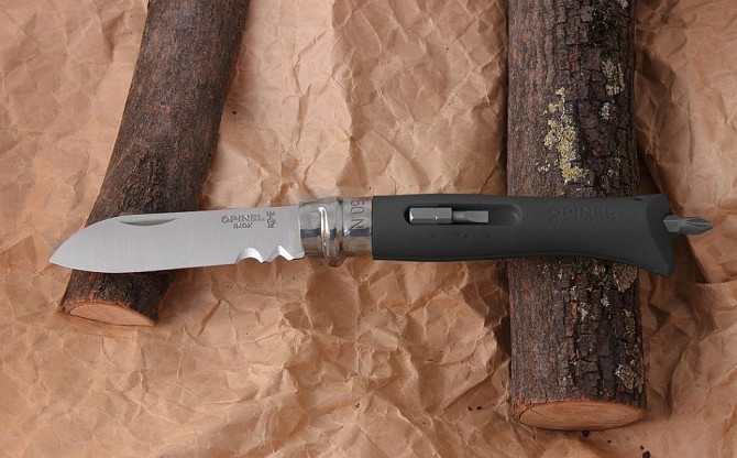 Складаний Ніж спеціального призначення Opinel "DIY No9 Inox Grey" (001792) Неіржавка сталь Нововолинськ - фото 2