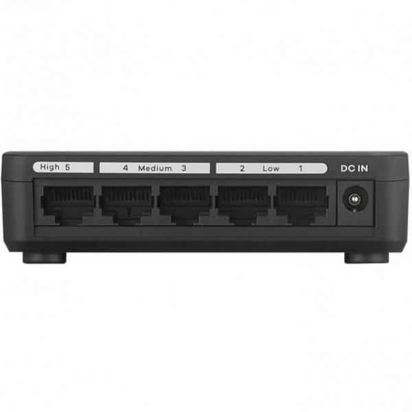 Комутатор Zyxel GS-105S v2, 5 портів 1000 Мбіт/с, настільний, пластиковий корпус (GS-105SV2-EU0101F) Киев - изображение 4