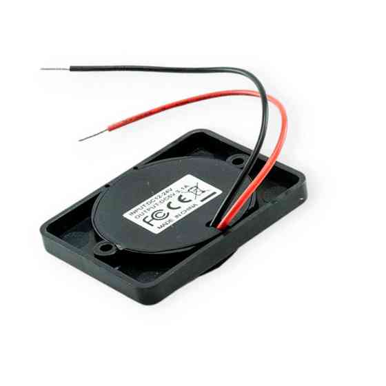 Гніздо накладне 2 USB 1A, 2,1A, 12-24В, посадковий розмір 48х64мм, кришка, з підсвічуванням червоним Мукачево