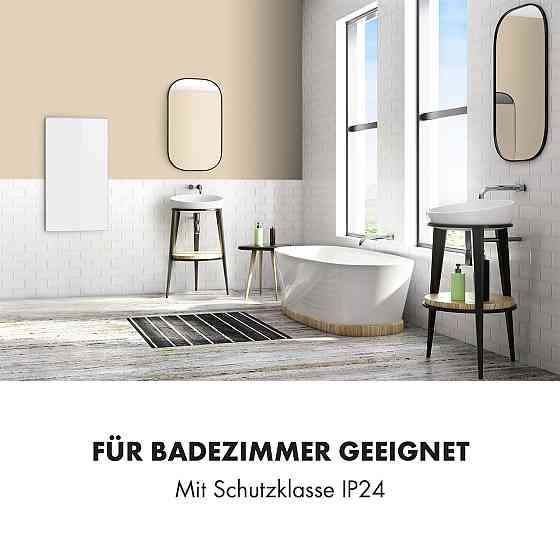 Інфрачервоний нагрівач Wonderwall 45 50x90 см 450 Вт тижневий таймер IP24 50x90 см (Німеччина, читати Рівне