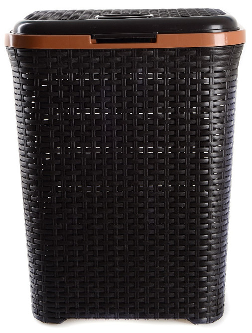 Кошик для білизни Violet House 0726 Роттанг BROWN 55 л (7008643) Київ - фото 1