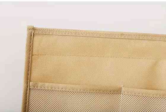 Органайзер на 24 отделения в гардероб бытовой для белья, подвесной, складной, бежевый Каменец-Подольский