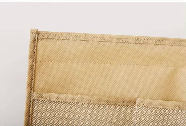 Органайзер на 24 відділення у гардероб побутовий для білизни, підвісний, складаний, бежевий Кам'янець-Подільський - фото 5