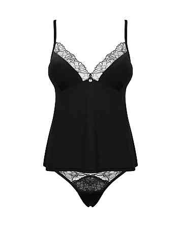 Топ та трусики Obsessive Bella Rou top & panties XS/S, топ, трусики Sex Aura Київ