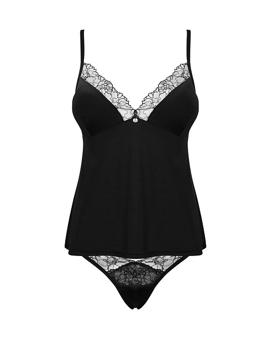 Топ та трусики Obsessive Bella Rou top & panties XS/S, топ, трусики Sex Aura Київ - фото 3