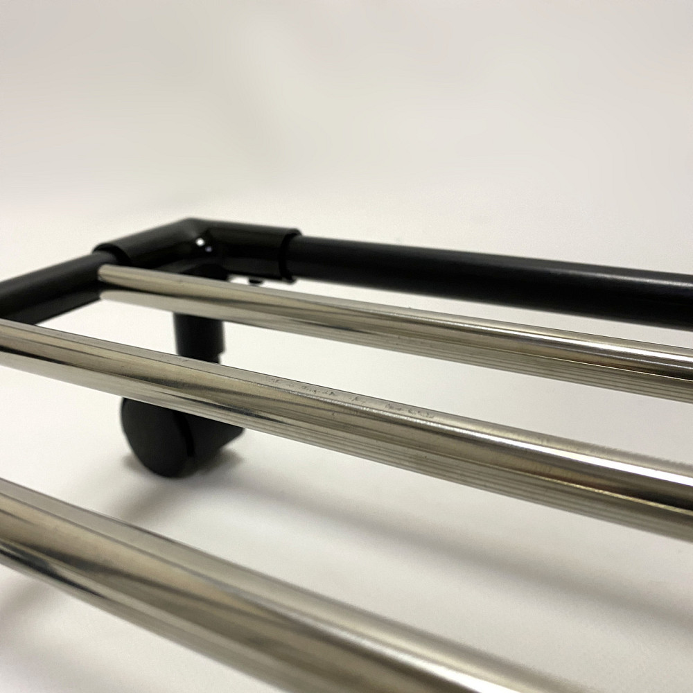 Подвійна підставка під 2 сулії з водою на колесах Bibi Duet, металева, чорна. Під бутільовану воду є Бориспіль - фото 8