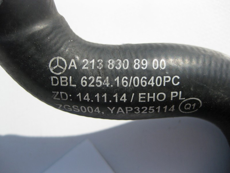 Mercedes-Benz  A2138308900 Патрубок від двигуна до теплообмінника пічки E-Class W213 S213 C238 CLS C257 Одеса - фото 3