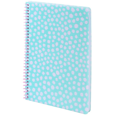Блокнот Axent на спіралі А5 80 аркушів, клітинка, пластикова обкладинка, блакитний (8462-2-A) Вінниця - фото 2