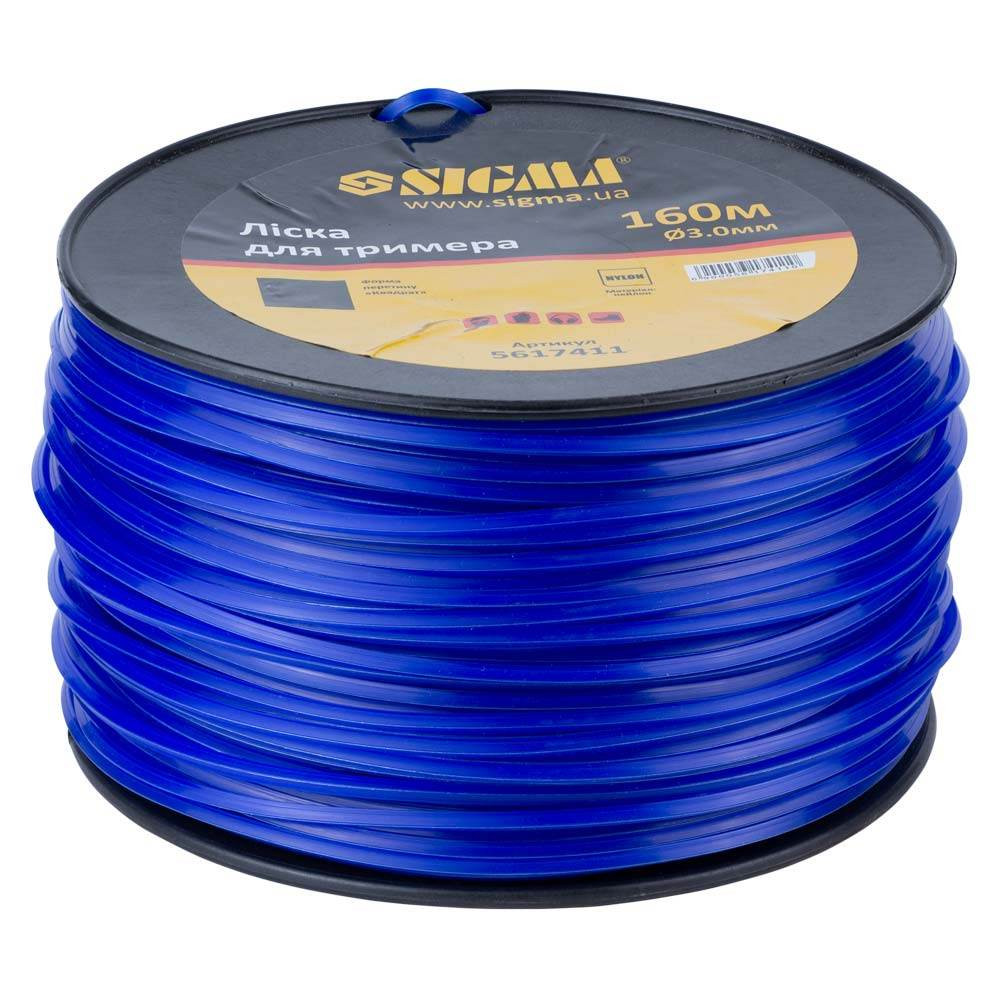 Sigma Леска для триммера квадрат Ø3.0мм 160м катушка SIGMA (5617411) Киев - изображение 1
