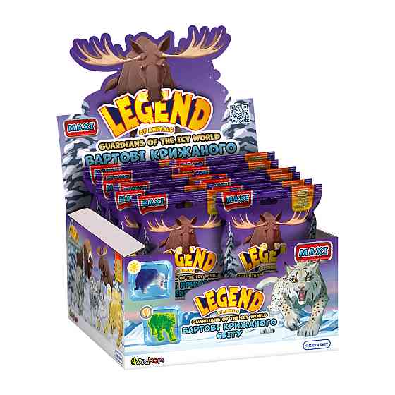 Стретч-іграшка у вигляді тварини серії Legend of animals Максі - Вартові крижаного світу (в дисп.) Дніпро