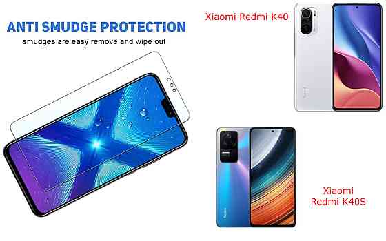Защитное стекло NeoGlass для Xiaomi Redmi K40, Redmi K40S – ультрапрозрачное и устойчивое Киев
