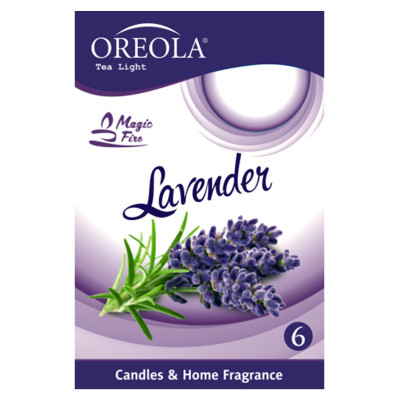 Ароматична свічка Oreola Лаванда 6 шт (5908252829149) Вінниця - фото 1