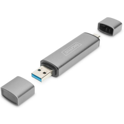 Зчитувач флеш-карт Digitus USB-C/USB 3.0 SD/MicroSD (DA-70886) Вінниця - фото 6