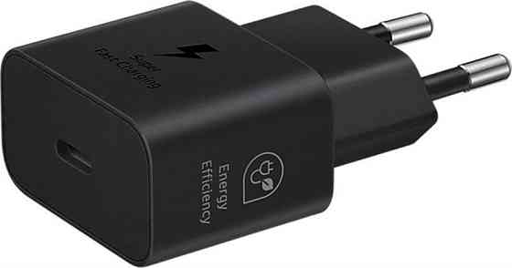 Мережевий зарядний пристрій Samsung 25 W Type-C Black (EP-T2510NBEGEU) Чорний Харьков