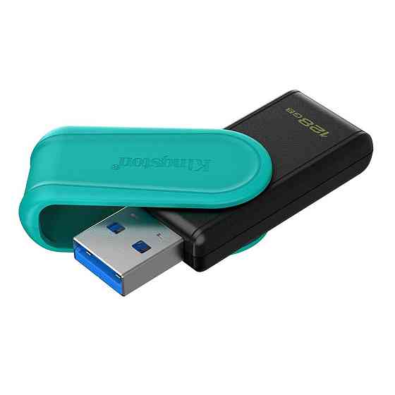 Флеш-накопитель Kingston USB 3.2 DT Exodia S 128GB Black/Turquoise Киев