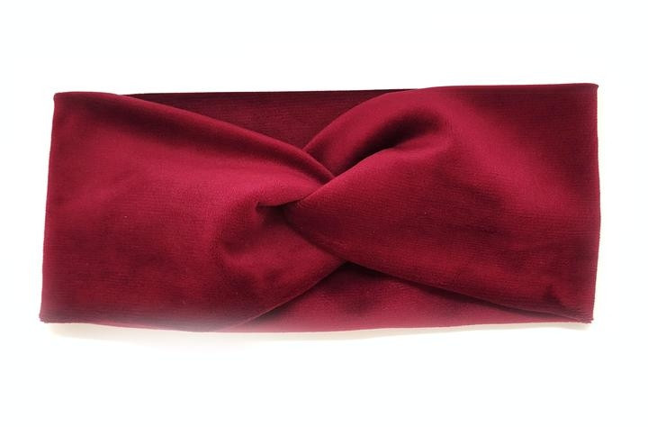 Пов'язка жіноча класична бордова Київ - фото 1