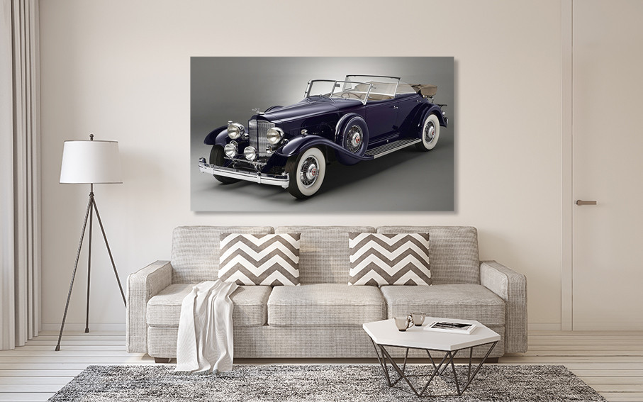 Картина холст в гостиную / спальню  Ретро Автомобіль  MLP_132 80х160см Киев - изображение 2