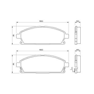 Тормозные колодки Bosch 0 986 424 715 Винница