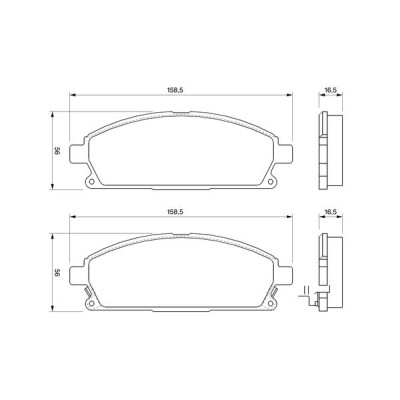 Гальмівні колодки Bosch 0 986 424 715 Вінниця - фото 4