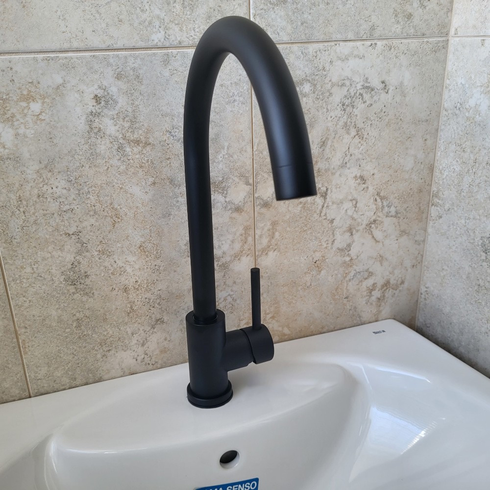 Змішувач для кухні високий VOLLE CRUZE de la noche чорний 1547.110104 Київ - фото 4