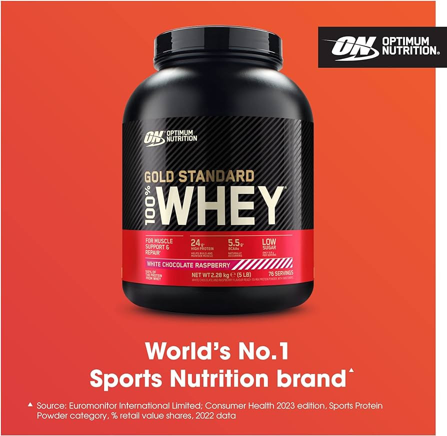 Gold Standard 100% Whey 2273g (White Chocolate Raspbery) EU Луцьк - фото 3