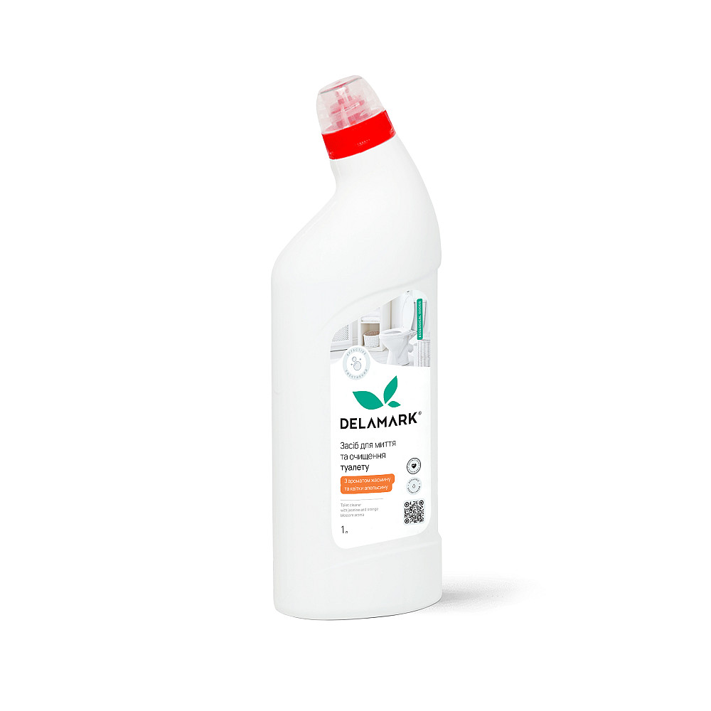 Засіб для миття туалету жасмин та апельсинова квітка DeLaMark 1 л Київ - фото 1