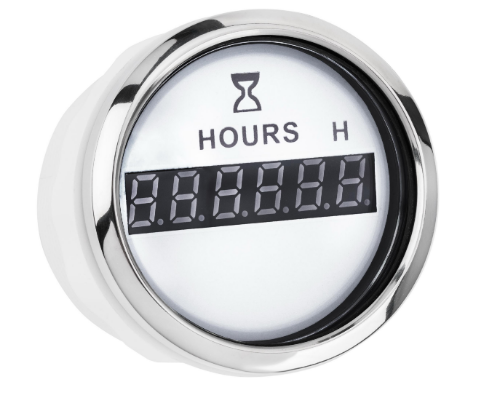 Цифровой Счетчик Моточасов I Gauge 52Mm (Белый) Led Дисплей Днепр