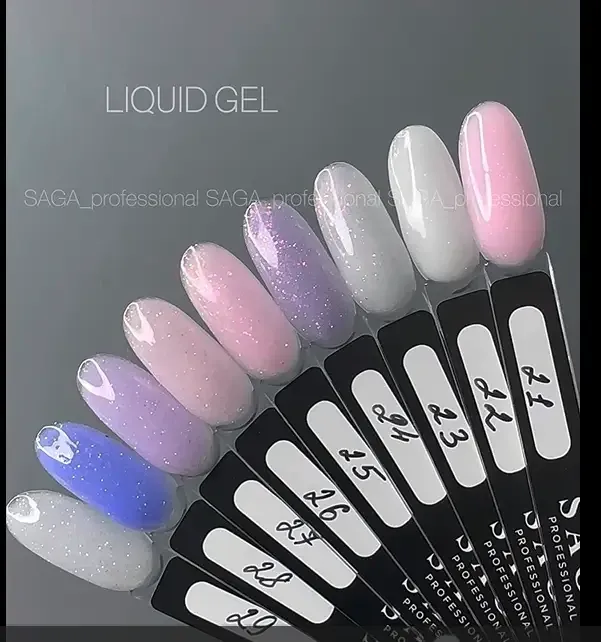 Гель жидкий с кистью SAGA Liquid 15 мл Киев - изображение 3