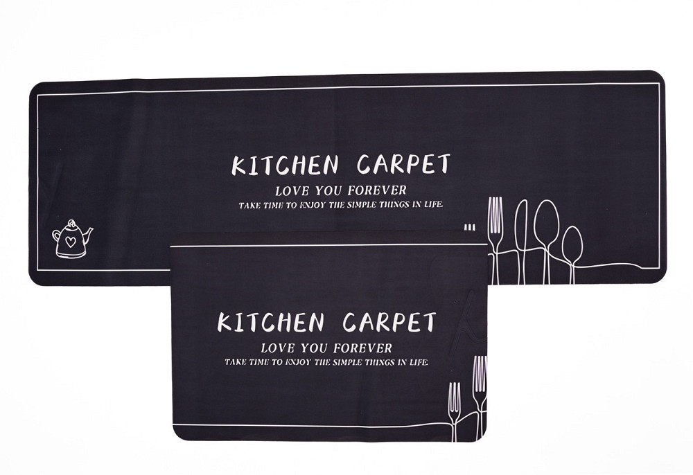Yiwu Набір кухонних килимків 2 шт протиковзкі вологостійкі HP-42-14B Коломыя - изображение 4