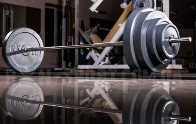 Диск на гриф 15 кг c диаметром 30 мм Гантели, гири, штанги и диски гранилит окрашенный Киев - изображение 3