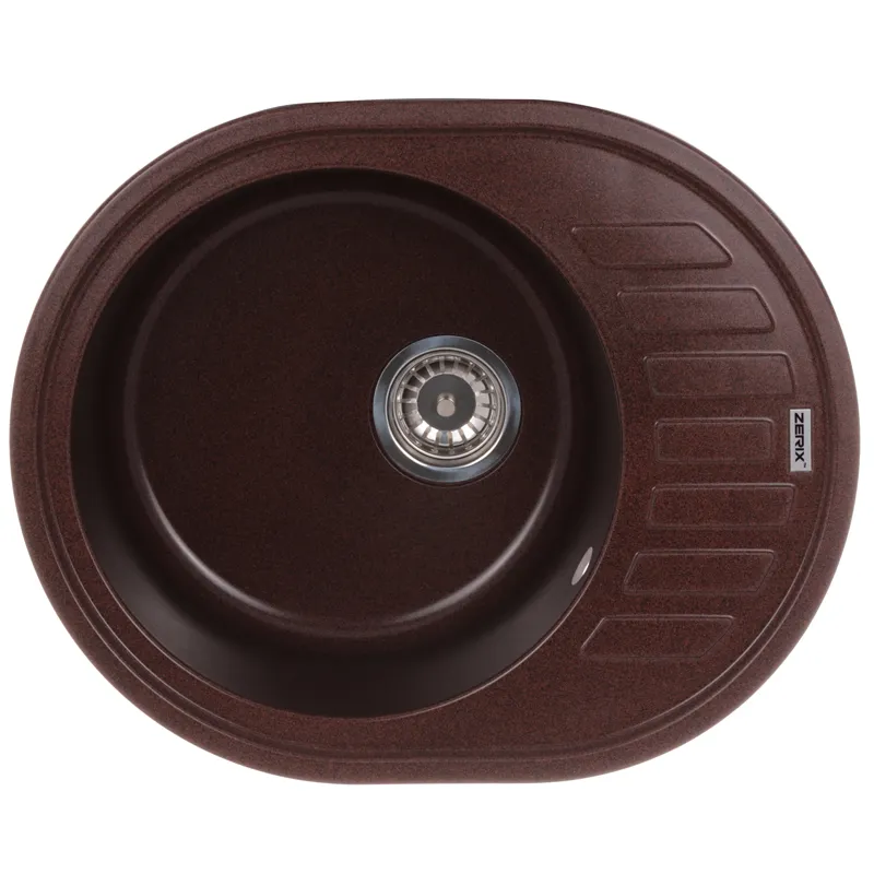 Майка кухонна Zerix ZS-6250R-12 Коричнева (ZX4552) Київ - фото 1