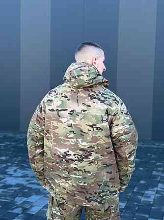 Військова зимова куртка Call Dragon мультикам напідкладці Omni-Heat з капюшоном зимова куртка зсу WAR Львів