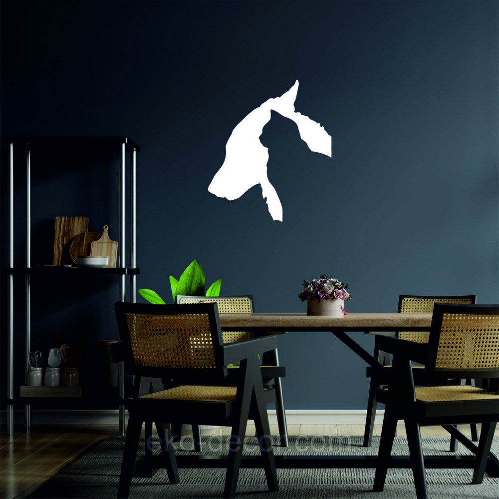 Декоративне настінне Панно «Кіт та Собака», Декор на стіну 110*95 см, Білий Київ - фото 7