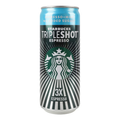 Холодный кофе Starbucks Tripleshot Espresso No Added Sugar 300 мл (5711953180750) Винница - изображение 1