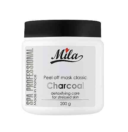 Альгинатная маска Древесный уголь Peel Off Mask Charcoal Mila Perfect 200 г Винница