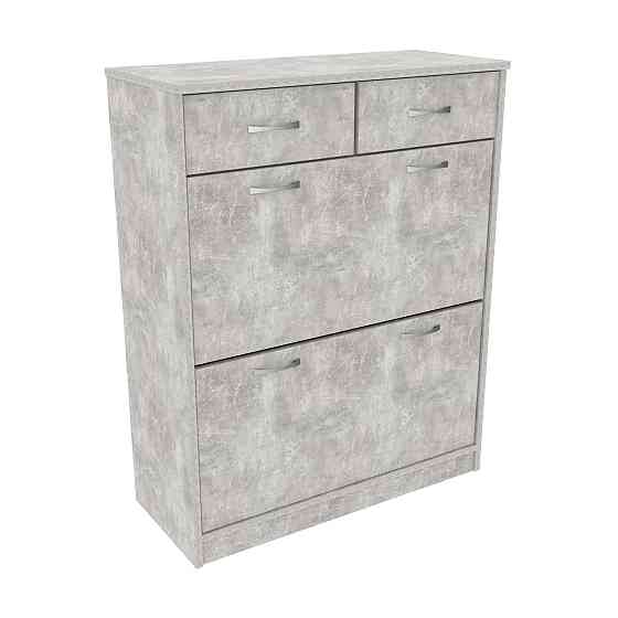 Тумба для обуви №2, Бетон, 800/350/1010 Львов