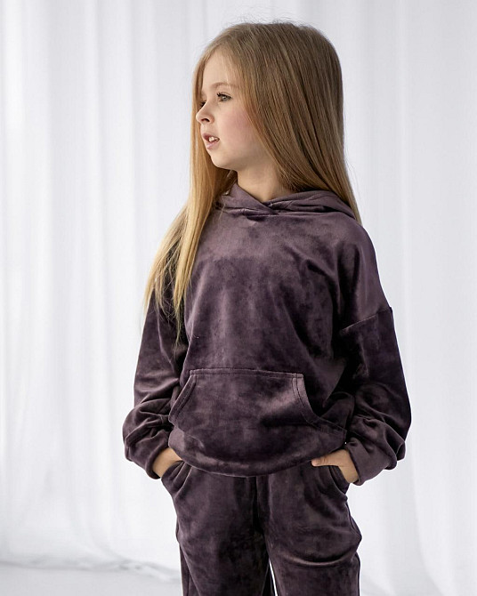 Детский велюровый костюм Кенгуру Шоколадный 110-116 Харьков - изображение 2