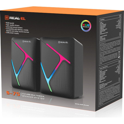 Акустическая система REAL-EL S-75 Black (EL121100015) Винница - изображение 11